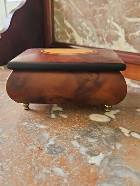 Vintage Reuge Music Box & Jewelry Box Romance Is The Song Italy